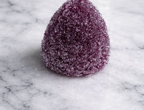 Pate de fruit al lampone e gin